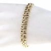 0146 Bransoletka elegancka złota 17+2cm pozłacana 14k Xuping 
